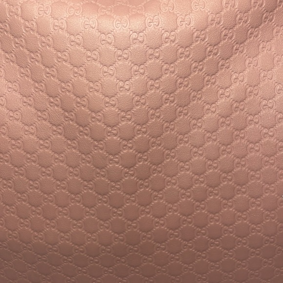 Gucci GG Microguccissima Monogram Bree Pink Leather Hobo Zip Shoulder Bag Purse - Picture 6 of 17